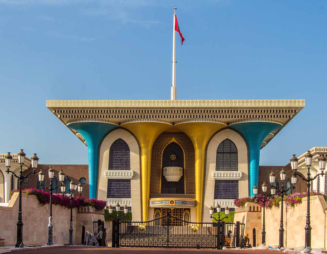 Al Alam Palace in Muscat
