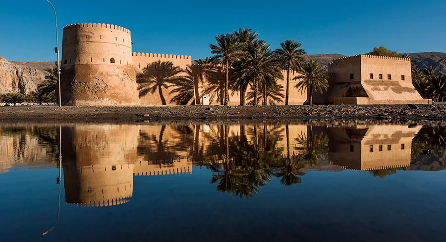 Khasab Castle, with its round tower