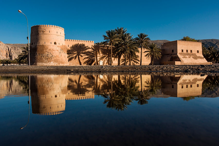 Khasab Castle, with its round tower