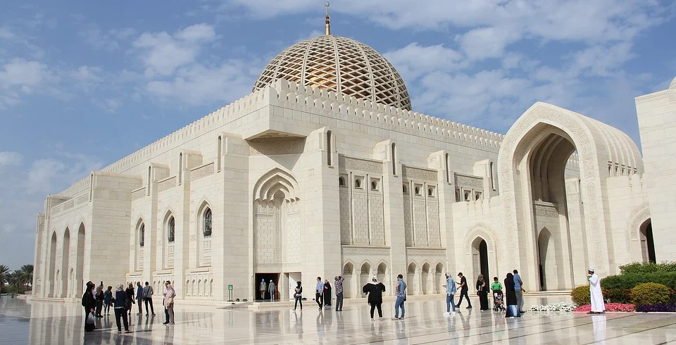 Sultan Qaboos Grand Mosque in Muscat